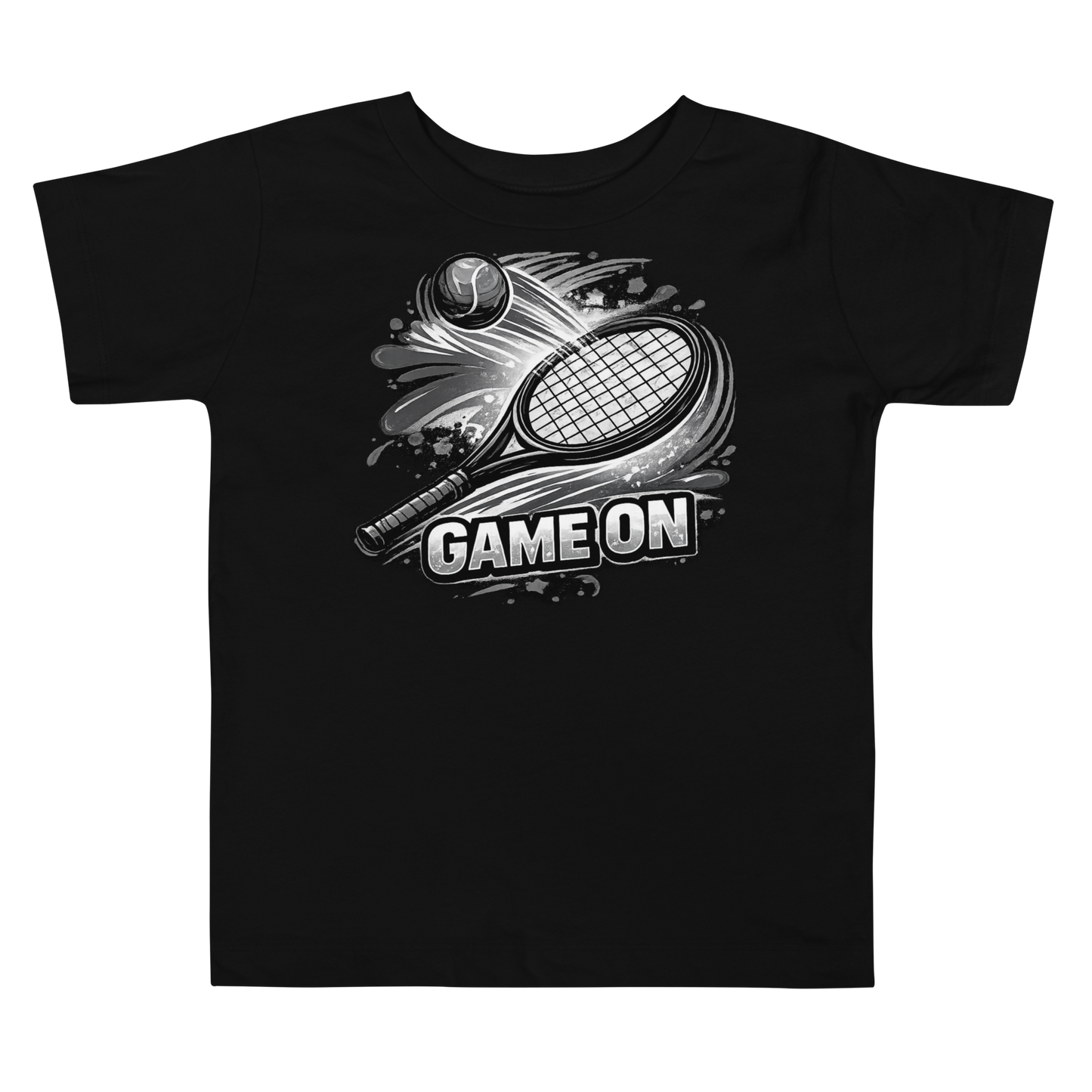 Front view of Game On toddler gamer t-shirt