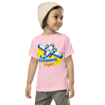 Folded view of soft breathable kids travel t-shirt