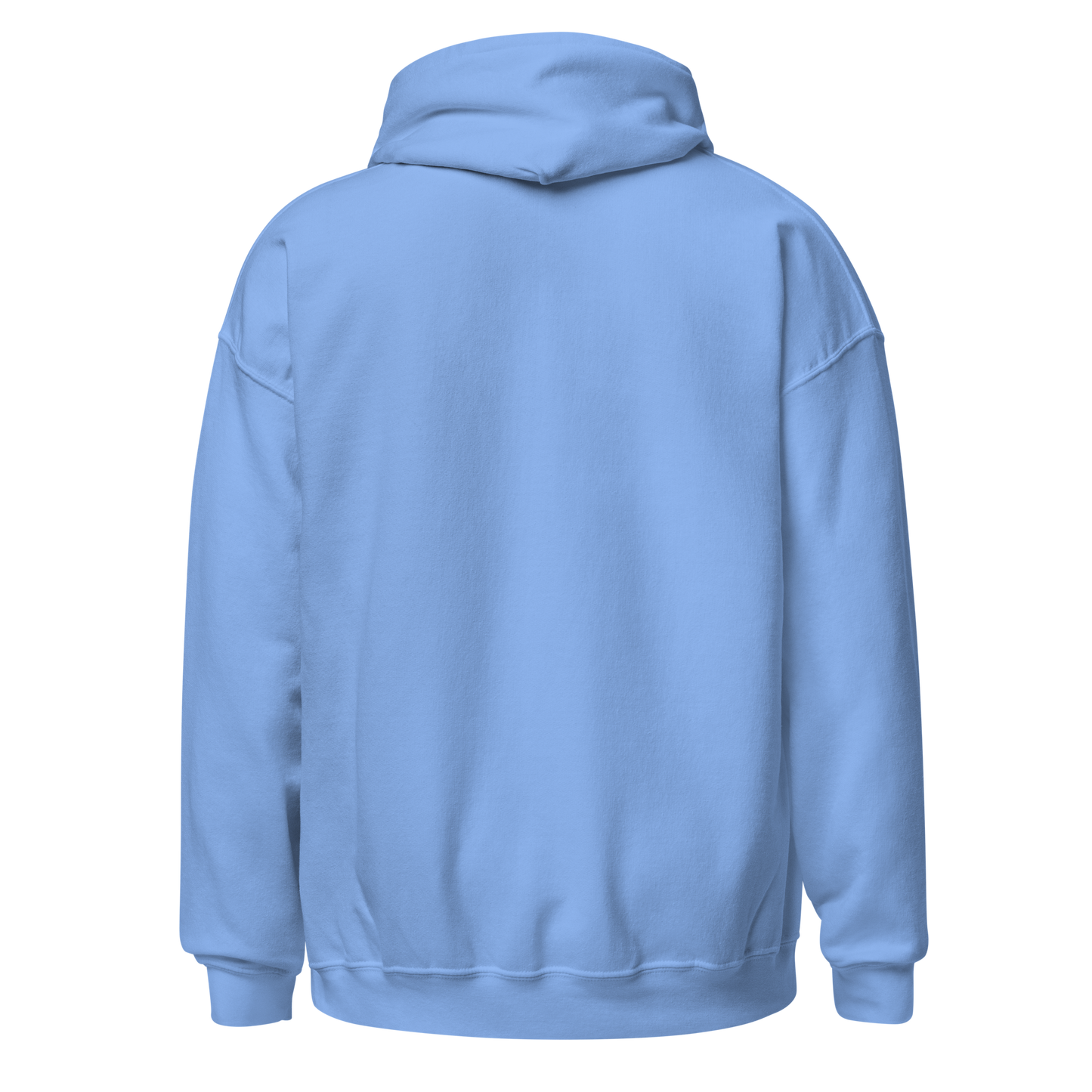 Folded view of durable Here for the Long Haul hoodie