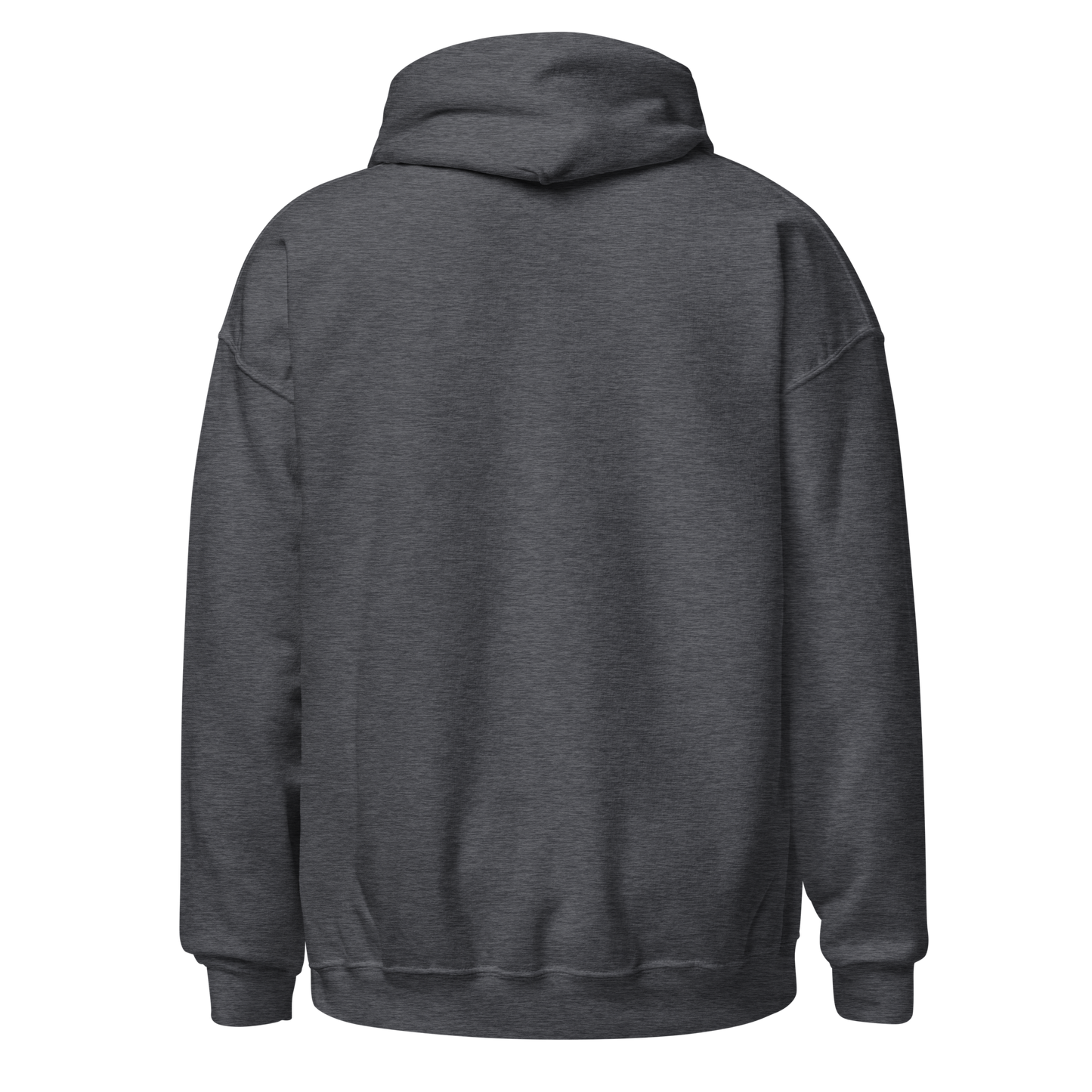 Front view of Here for the Long Haul trucker hoodie