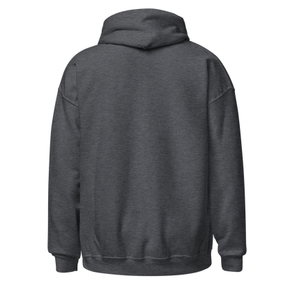 Front view of My Office Has 18 Wheels trucker hoodie