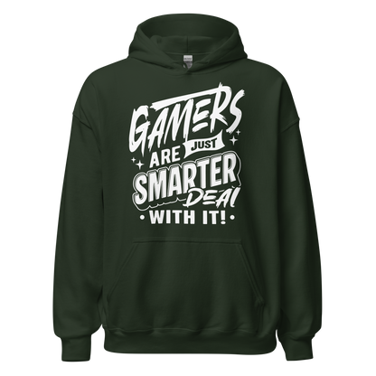 Close up of durable print design on gaming pullover pocket