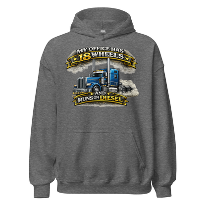 Durable trucker apparel for long hauls folded view