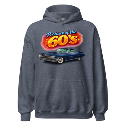 Folded view of comfortable Product of the 60s vintage sweatshirt