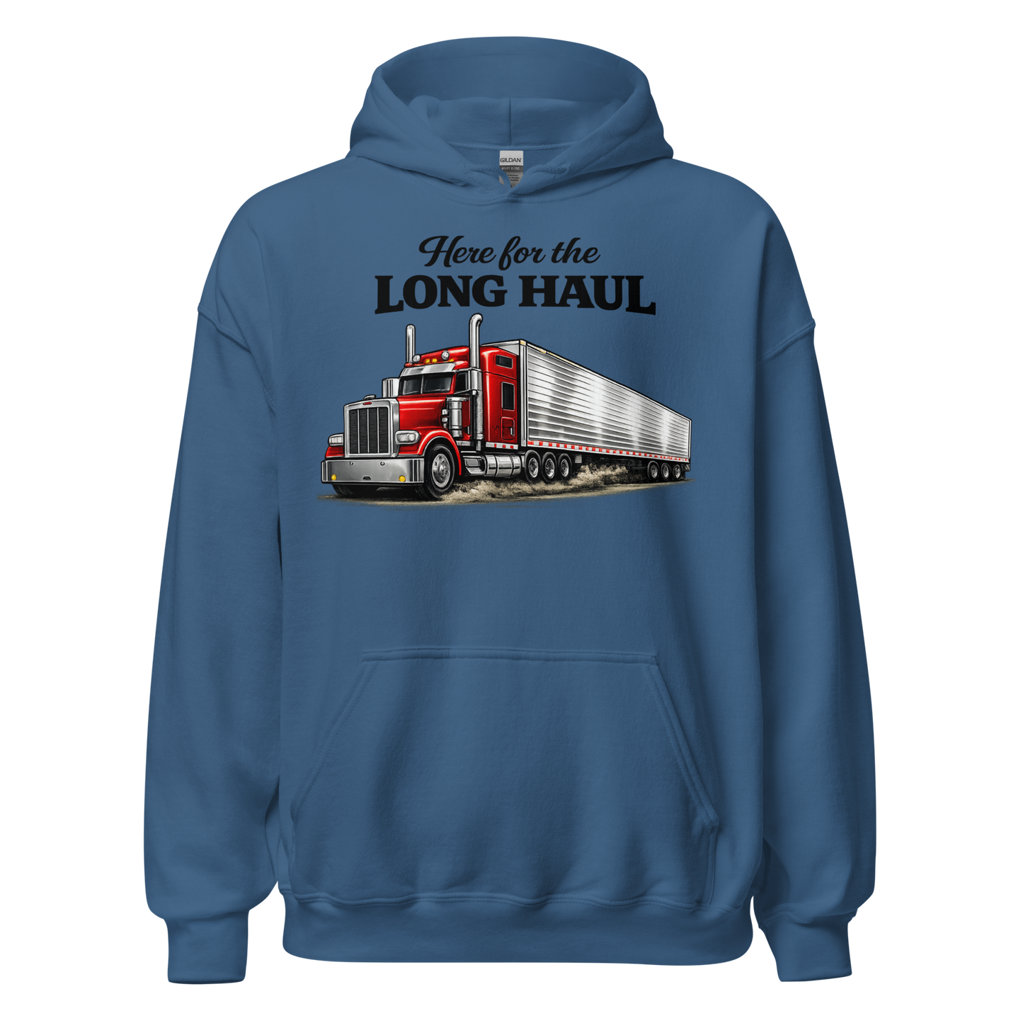 Unisex semi truck driver sweatshirt graphic design
