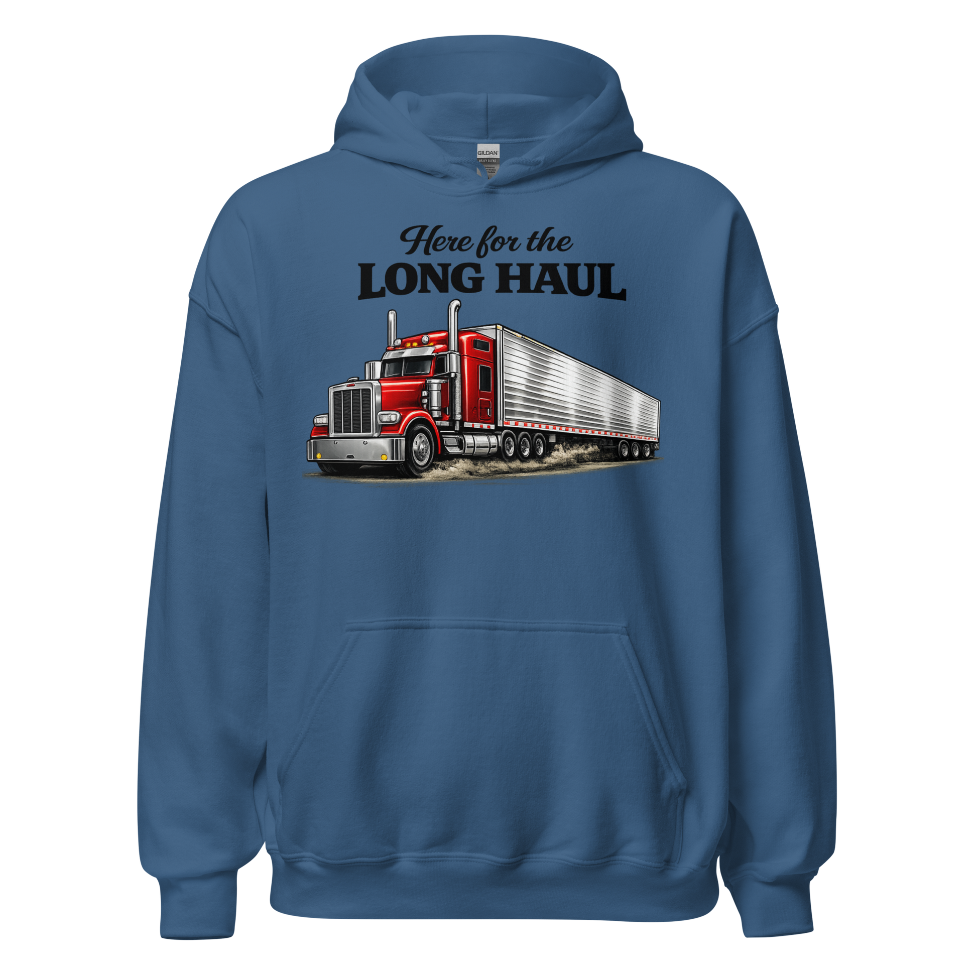 Unisex semi truck driver sweatshirt graphic design