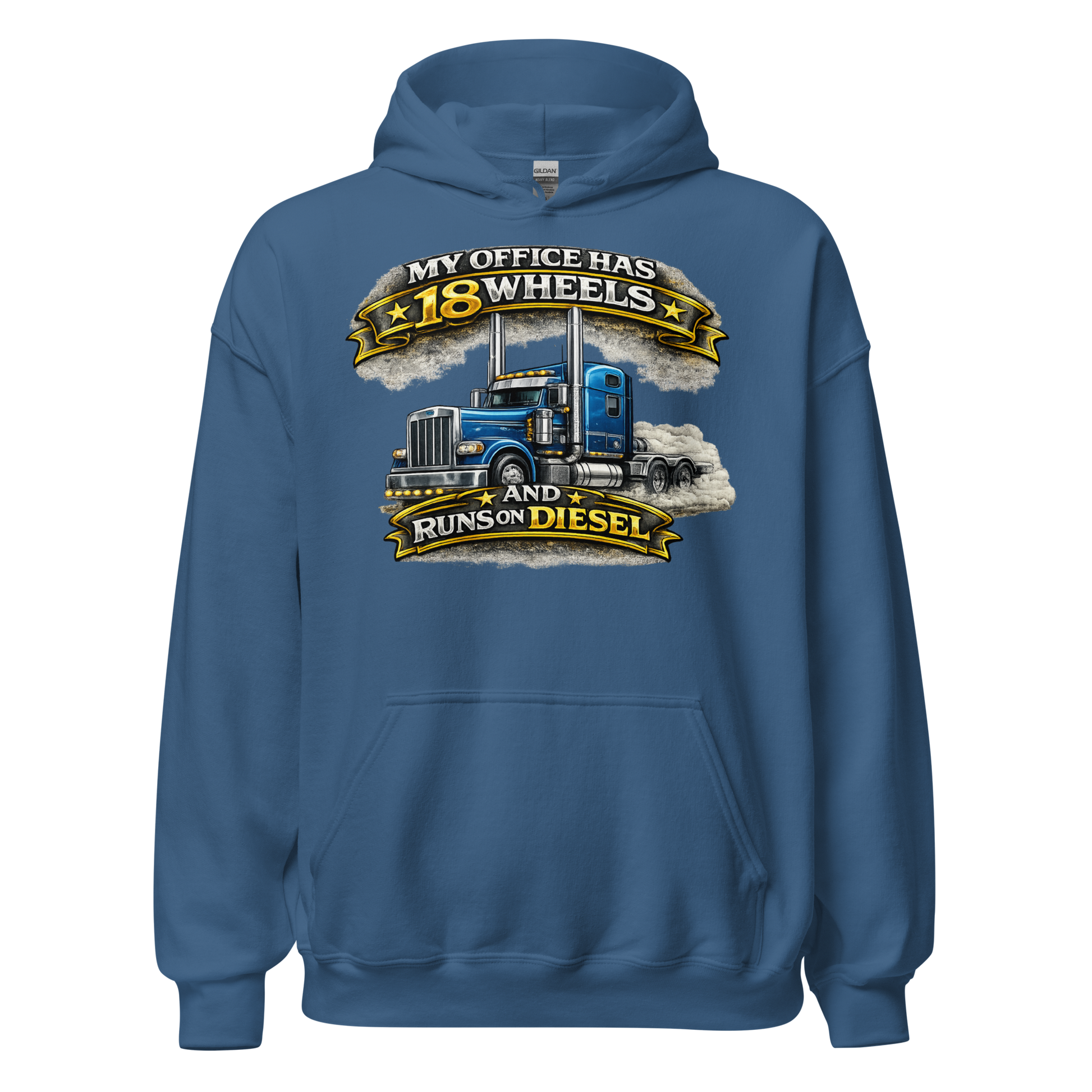 Durable trucker apparel for long hauls folded view