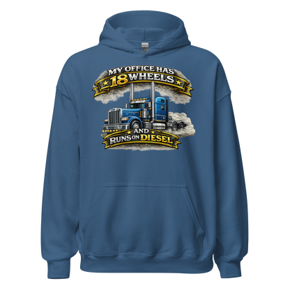 Durable trucker apparel for long hauls folded view
