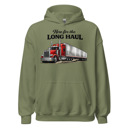 Unisex semi truck driver sweatshirt graphic design