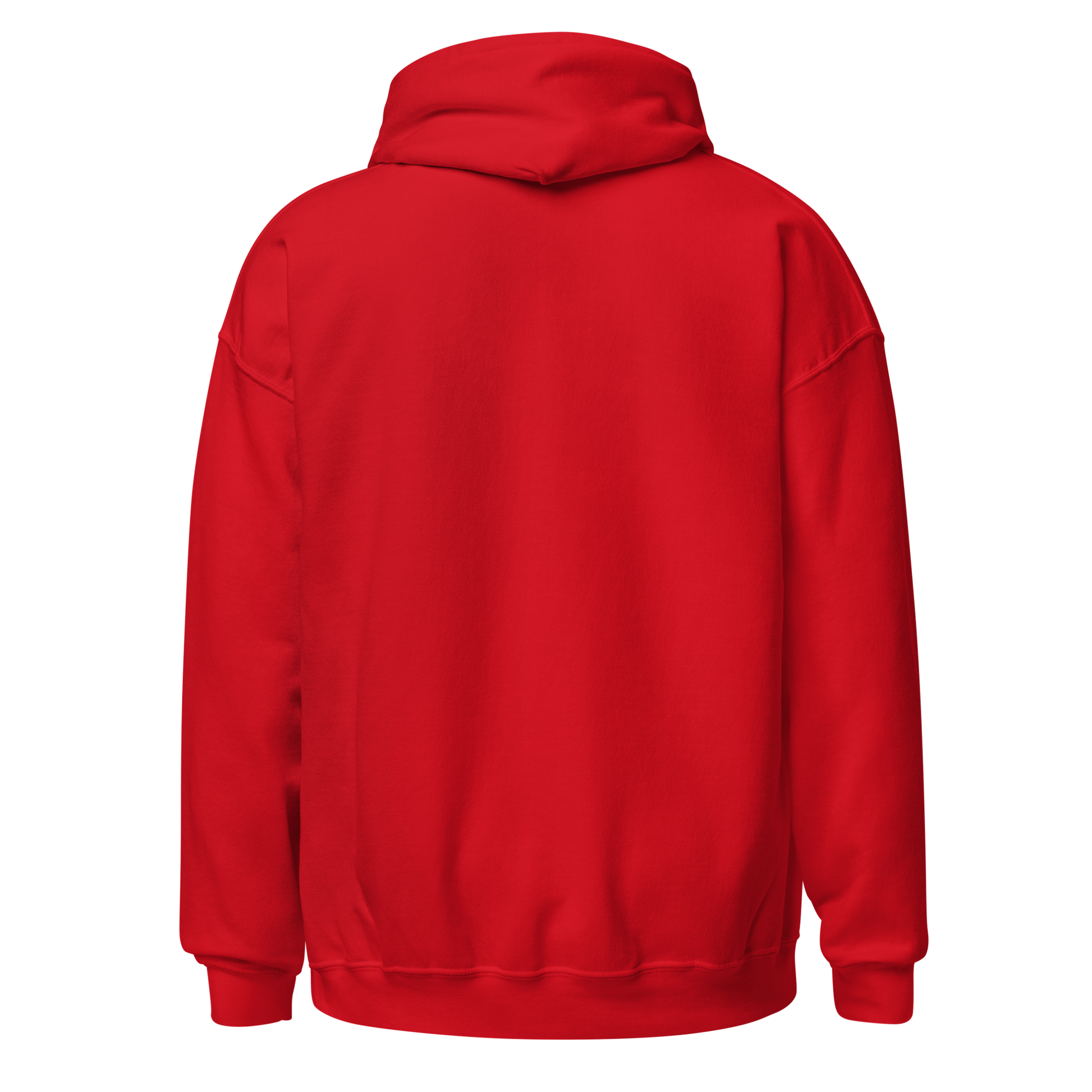 Folded view of durable Here for the Long Haul hoodie