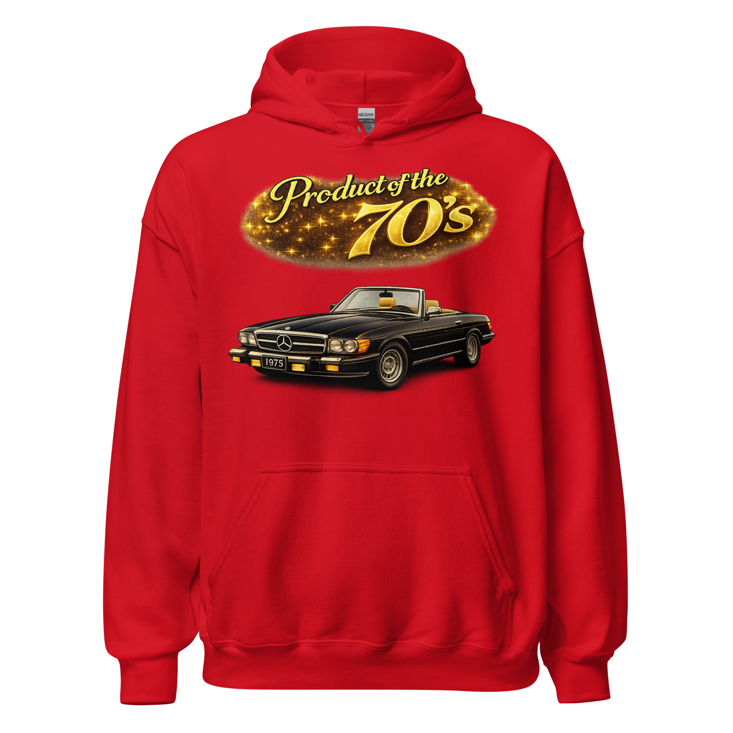 Folded view of comfortable Product of the 70s vintage sweatshirt