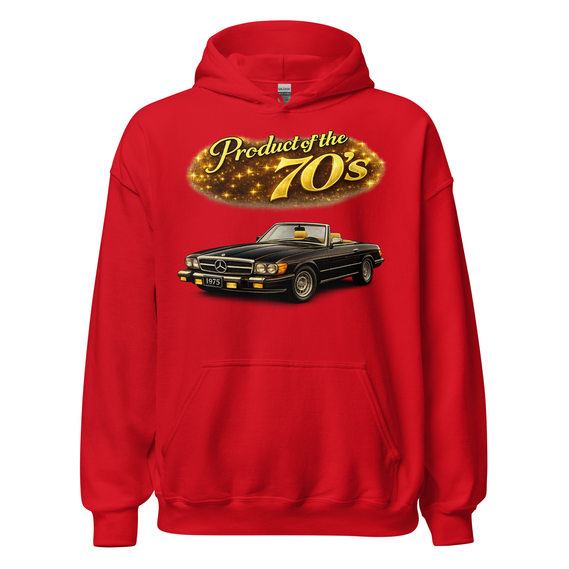Folded view of comfortable Product of the 70s vintage sweatshirt