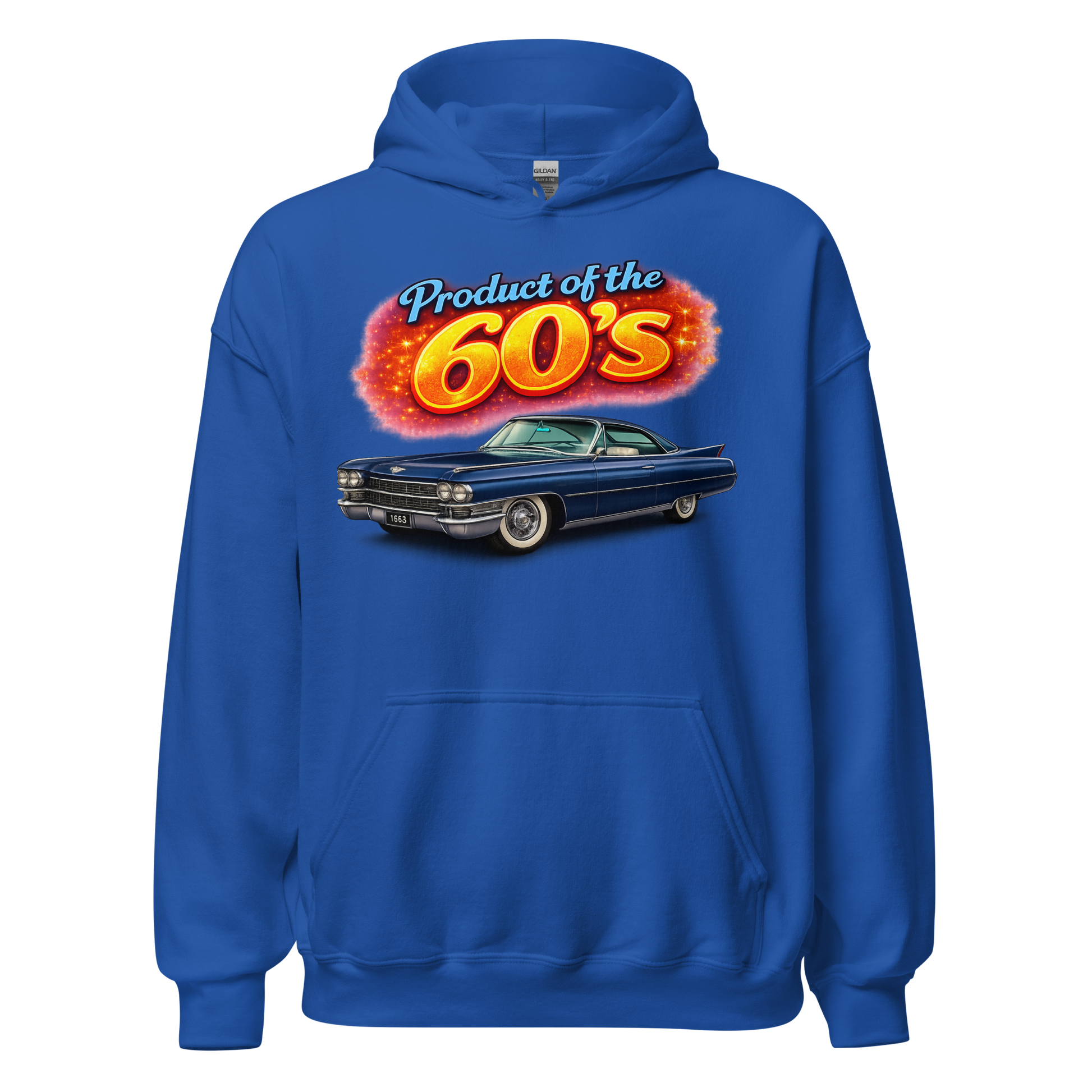 Vintage 1960s nostalgia pullover sweatshirt design