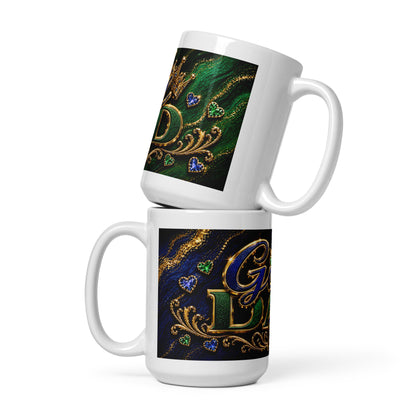 King crown design coffee cup gift for proud fathers of daughters
