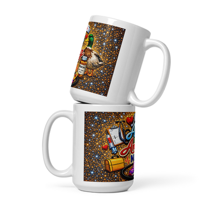 Personalized glitter style coffee cup gift for RNs and CNAs