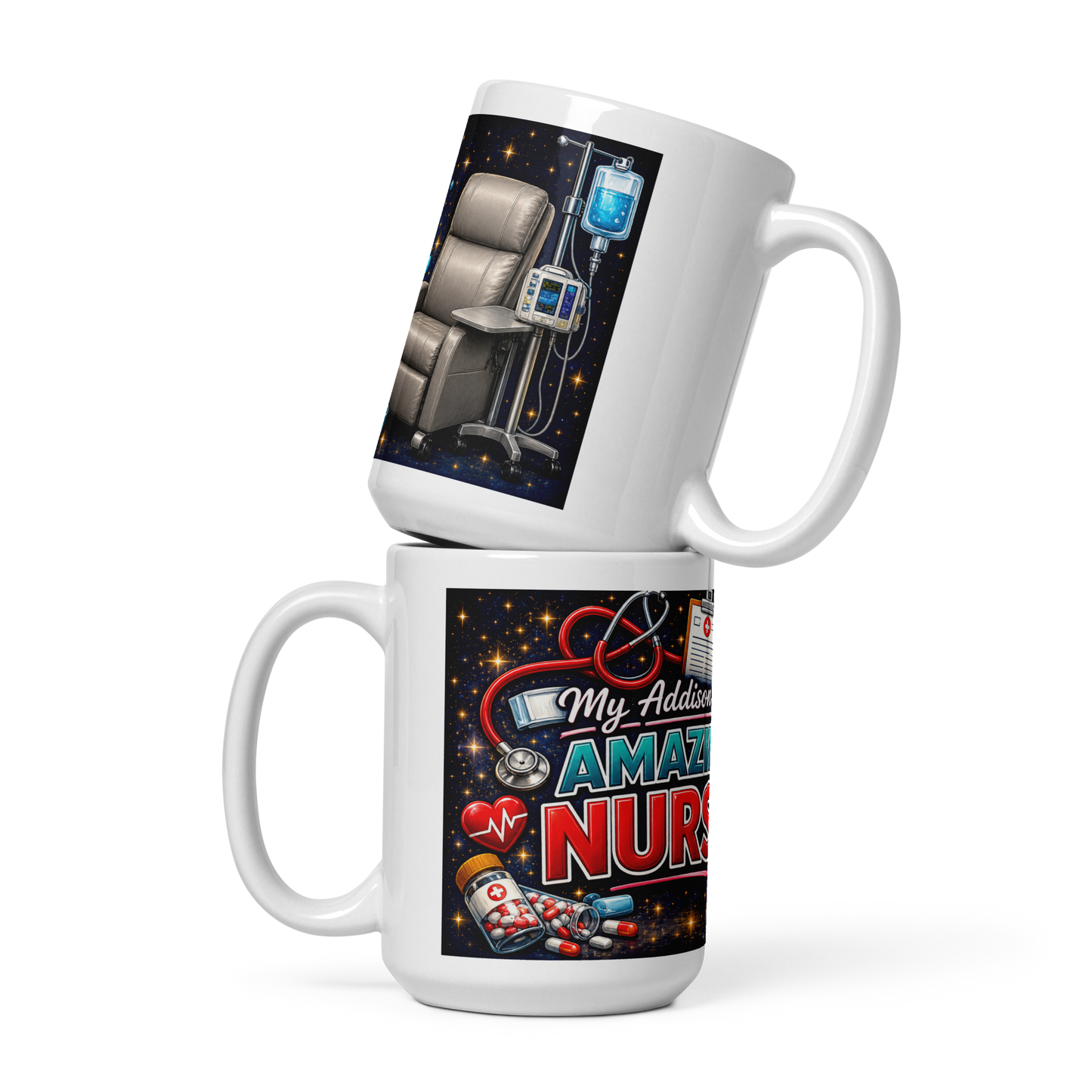 Personalized colorful medical coffee cup gift for RNs