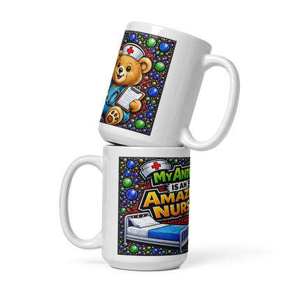 Personalized male nurse coffee cup gift for RNs and BSNs