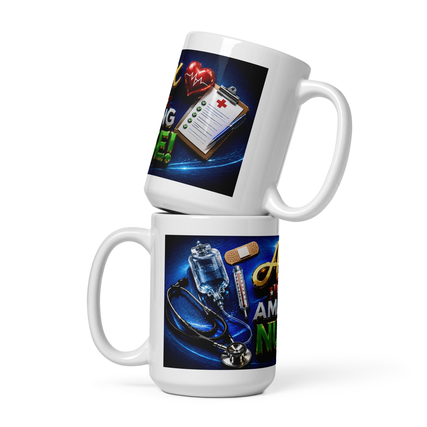 Personalized coffee cup gift for RNs and healthcare workers