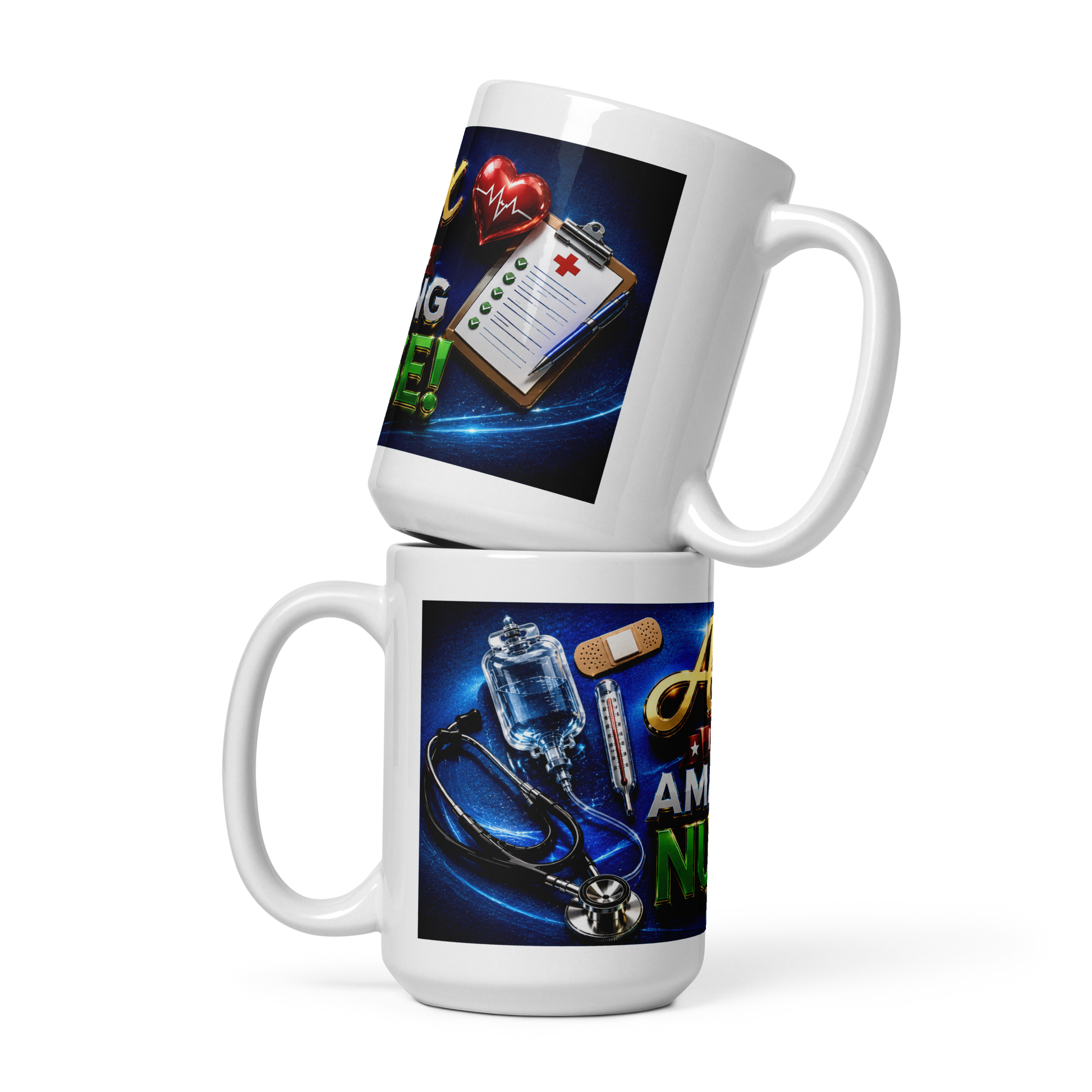 Personalized coffee cup gift for RNs and healthcare workers