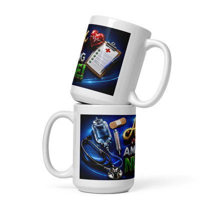 Personalized coffee cup gift for RNs and healthcare workers