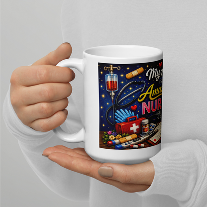 Personalized cute duck coffee cup gift for RNs and CNAs