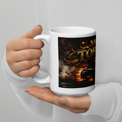Durable More Torque muscle car mug for mechanics