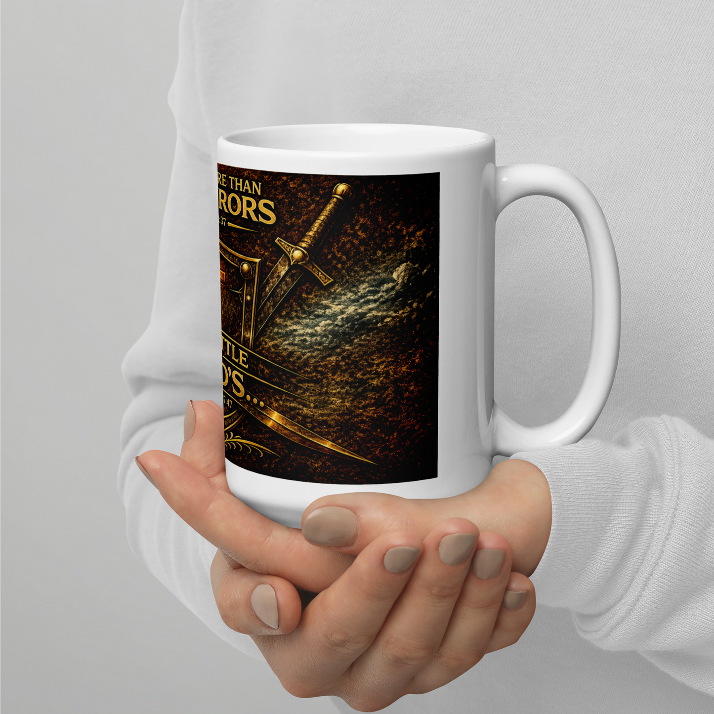 Meaningful Bible verse mug for prayer and morning devotionals