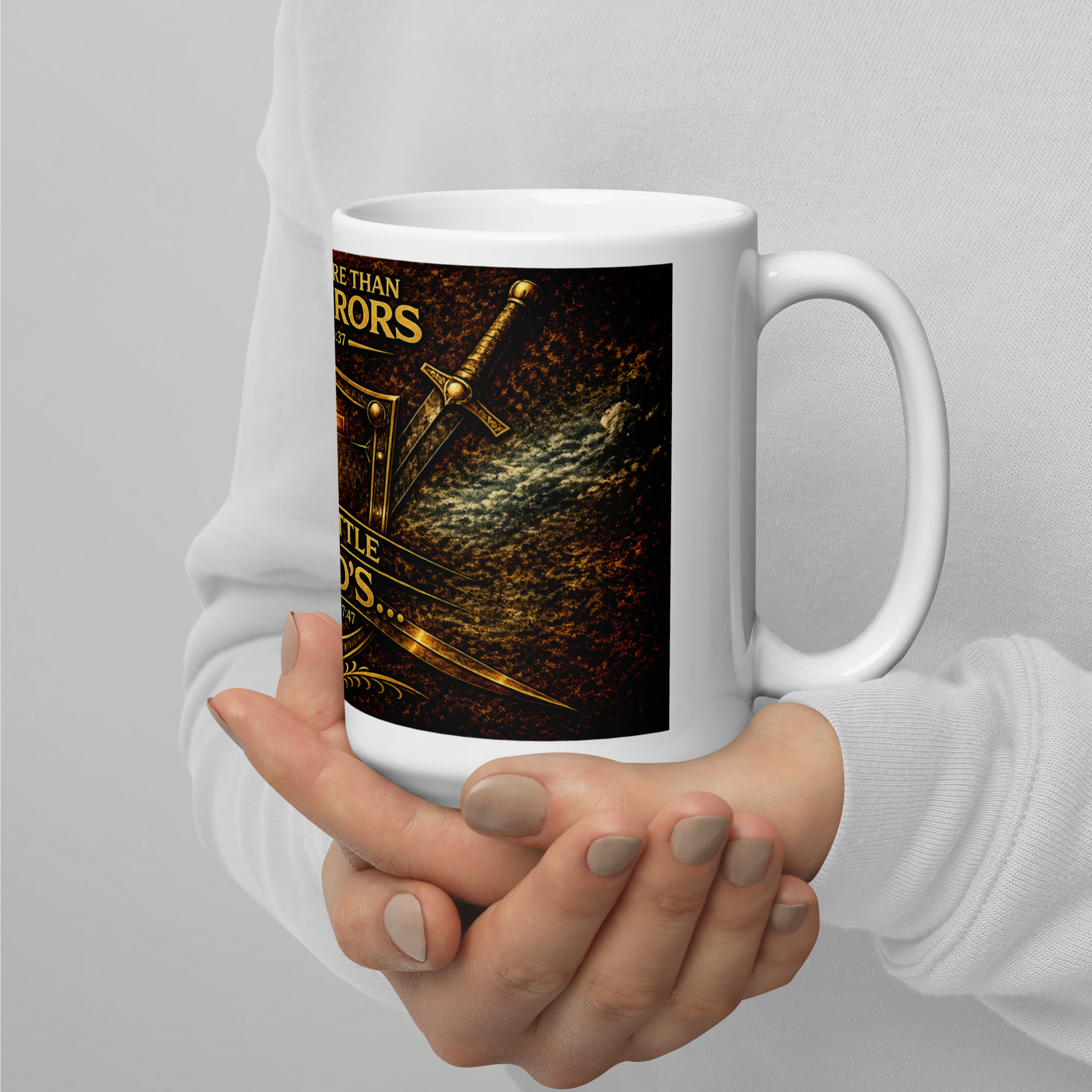 Meaningful Bible verse mug for prayer and morning devotionals
