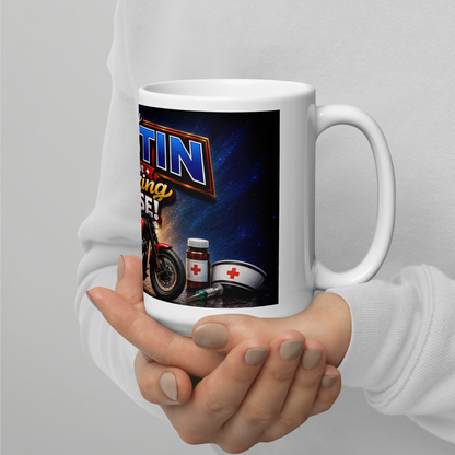 My Austin amazing nurse coffee mug for motorcycle enthusiasts